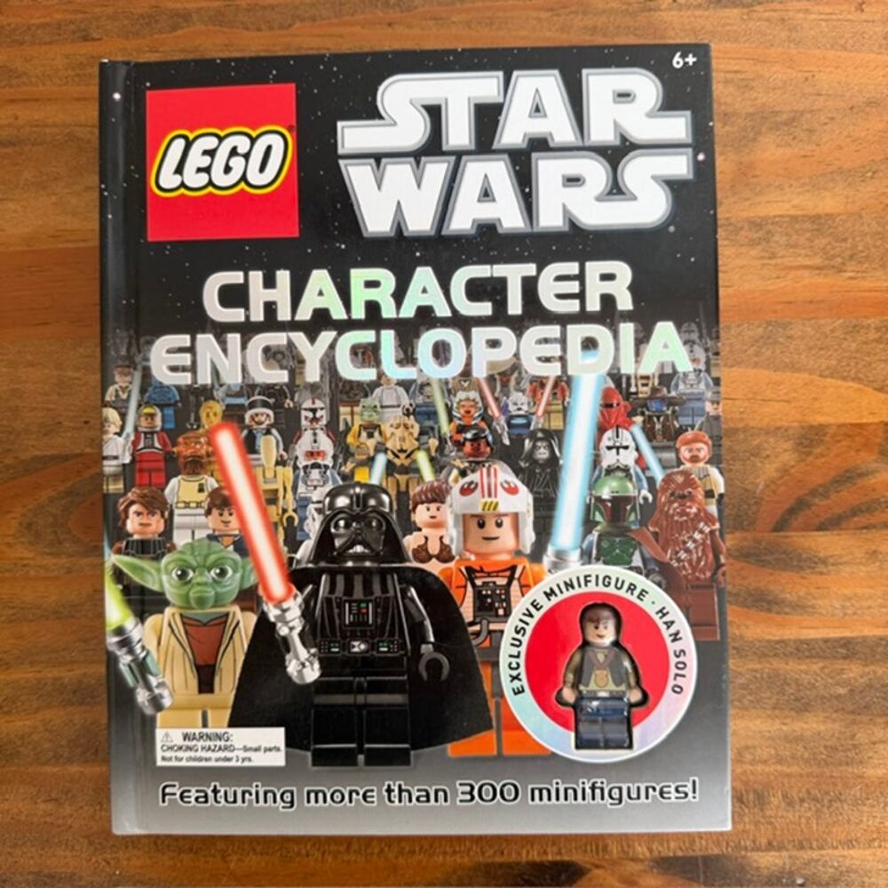 Lego Star Wars Character Encyclopedia with Han Solo Mini Figure